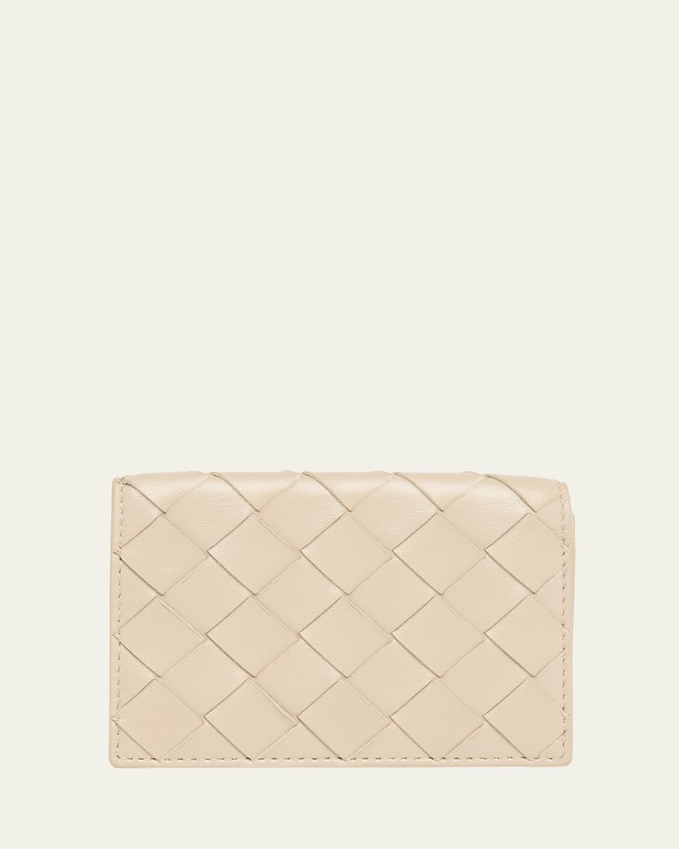 Intrecciato Leather Wallet